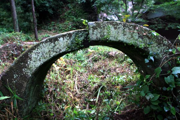 下黒土身濯神社石橋
